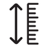 Outlined Adjustable Icon – minimalist line-style graphic representing customizable or adjustable bag features in eco-friendly gear