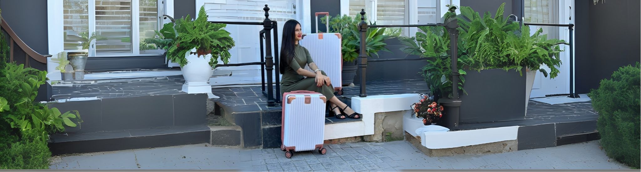 Video banner featuring the Berlin luggage set in an urban environment, showcasing its structured silhouette, durable materials, and contemporary design made for stylish city travel