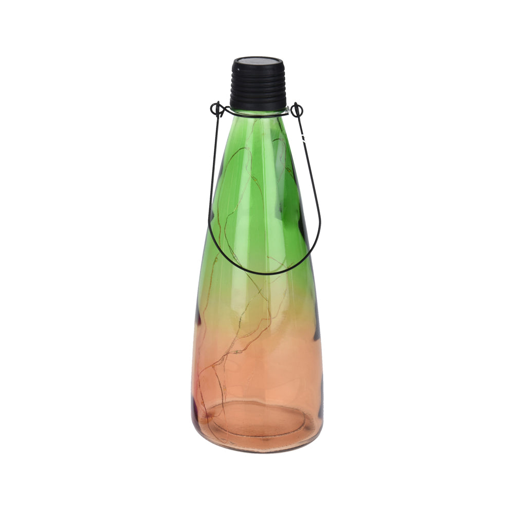 Lampe à LED à énergie solaire dans une bouteille en verre avec support –  Eco Lifestyle