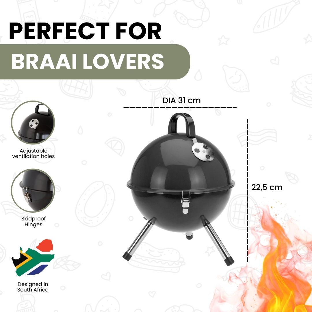 Braai Grill - Fire Bowl Ball Shape