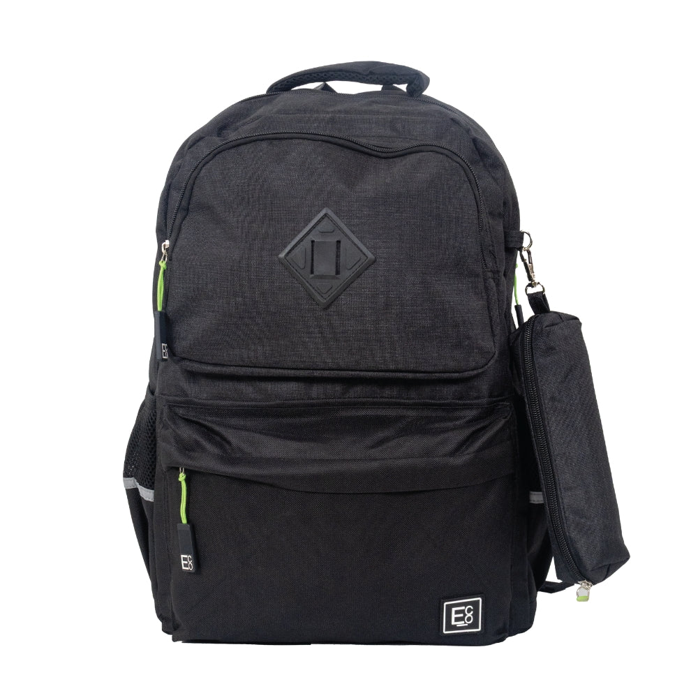 Sac à dos étudiant avec étui à crayons à clipser