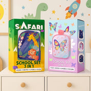 3 Piece Vibrant Kids Backpack Set