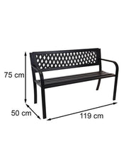 Steel Bench - Max Seating Weight 220kg