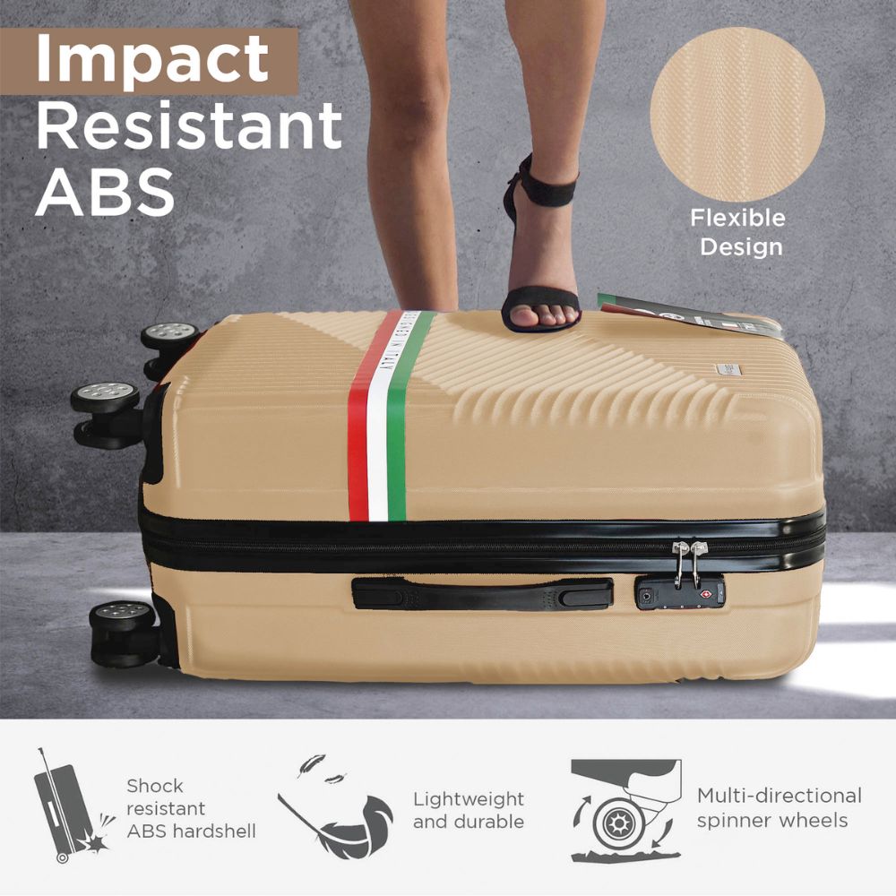 Roma Hardshell Luggage Set on 360° Spinner Wheels with TSA Lock