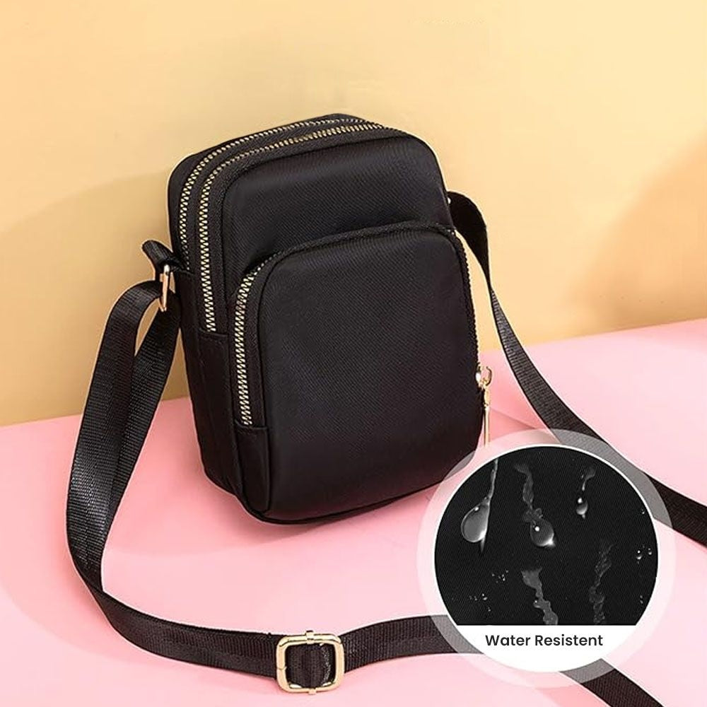 Adjustable Crossbody Chest Bag - 3 Compartments