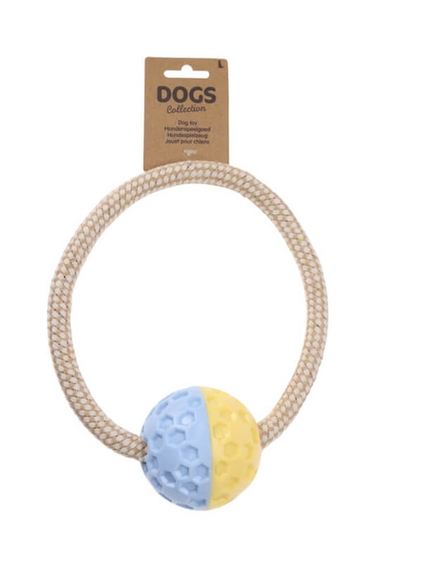 Eco-Friendly Dog Toy with Ball