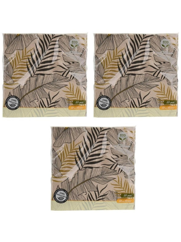 Paper Napkins Eco Recycled 17x17cm (14000 Units)