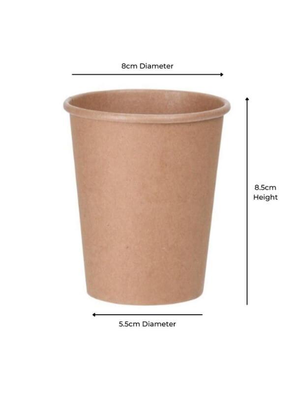 Unbleached Paper Cup (Wholesale)