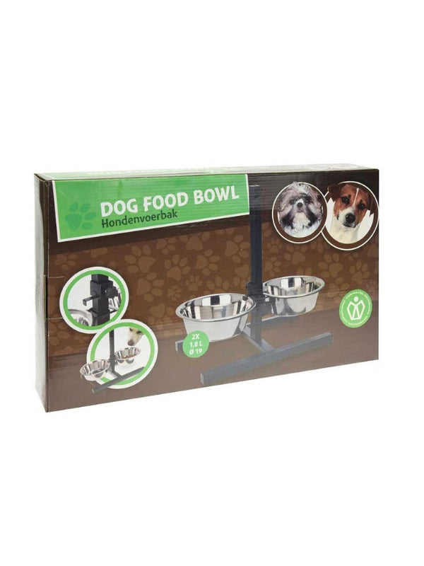 This adjustable pet bowls-on stand comes with rubber covers on each leg, you can be assured your floors will be safe from scratches and that your pets can eat and drink without the noise of their bowls skidding across the floor or making a mess.