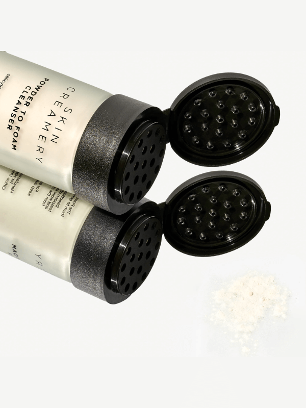 Limpiador en polvo y espuma para crema para la piel con ácido salicílico
