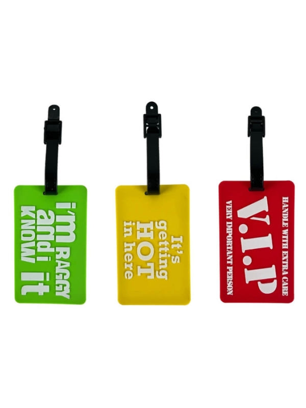Luggage Tags - Set of 3 Pieces