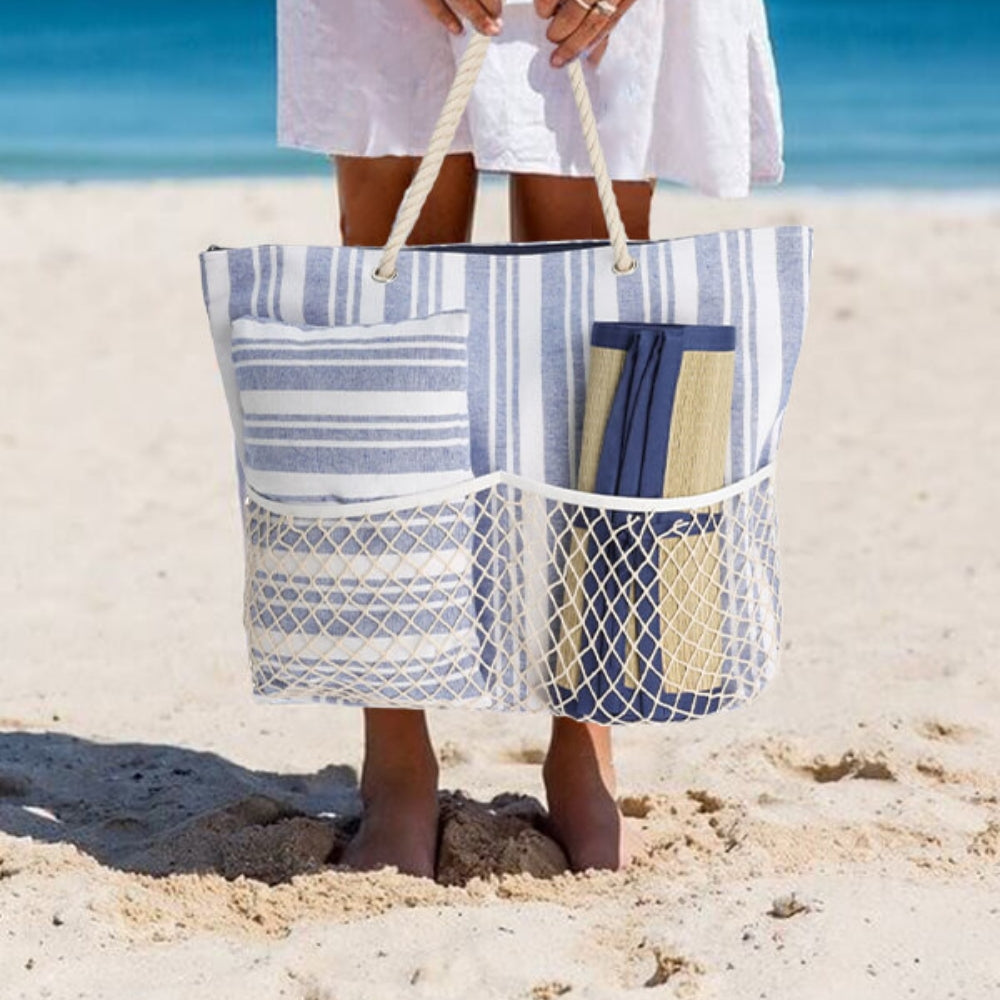 Reservar bolsa de playa con colchoneta y almohada