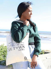 Reusable Organic Cotton Tote Bag - Cape Town Design