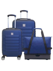 Santorini Eco-Friendly Hardshell Luggage Set - 360 Spinner Wheels - 4 Pieces