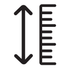 Outlined Adjustable Icon – minimalist line-style graphic representing customizable or adjustable bag features in eco-friendly gear