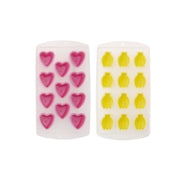 Ice Trays with Designs - Silicone - Set of 2