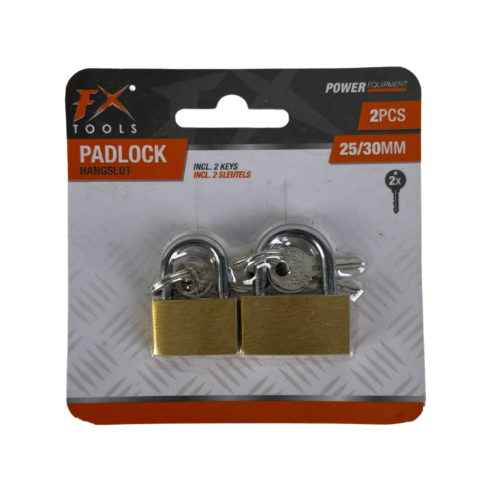 Juego de 2 candados para equipaje con 2 llaves - 2,5/3 cm