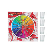 Drinking Game - Spin the Wheel with 4 Shot Glasses