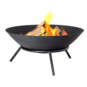 50cm Cast Iron self standing charcoal fire bowl pit. Great for outdoors with family and friends and roasting marshmallows over the fire. Ideal for open-air patios and gardens. Suitable for burning wood or charcoal. The bowl can be moved freely on or off the stand. The bowl has 2 hand-grips for easy carrying. C83000020 - Eco lifestyle online shop