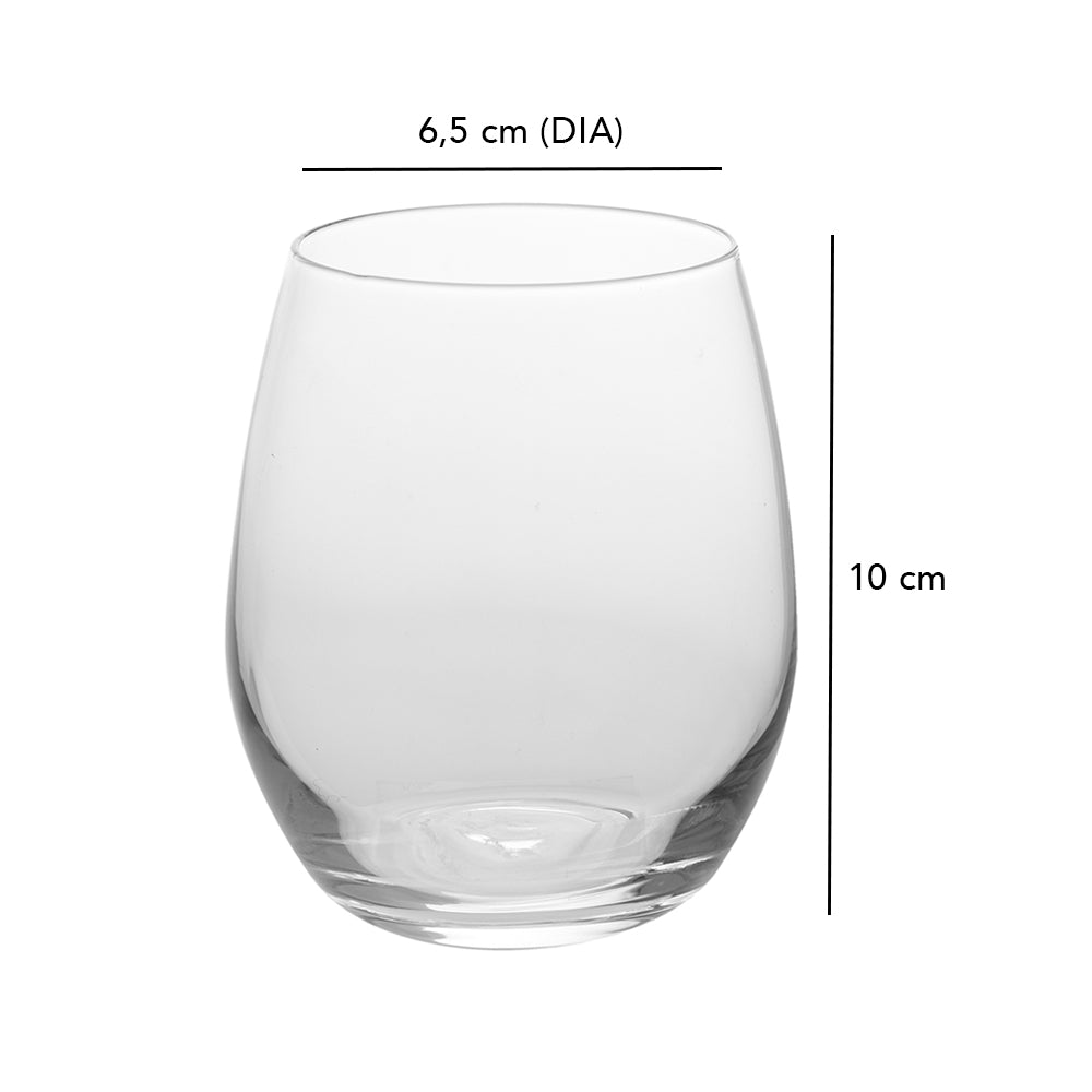 Vasos para beber - Juego de 4 - 390ml - Sin plomo