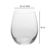 Vasos para beber - Juego de 4 - 390ml - Sin plomo