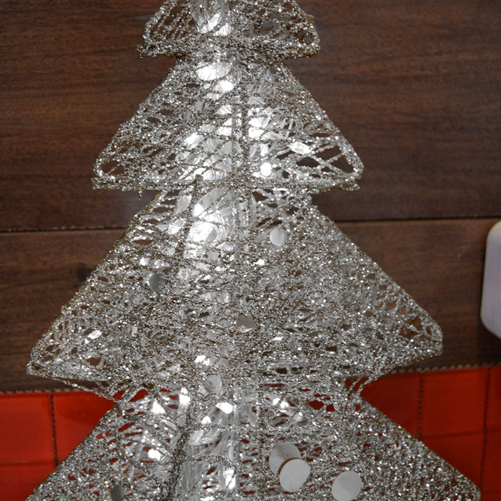Árbol de Navidad Glitter - Diseño Plata