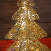 Glitter Christmas Tree - Gold Design