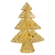 Árbol de Navidad con Purpurina - Diseño Dorado