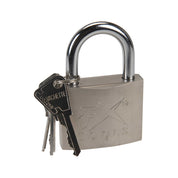 Eco lifestyle - ecolifestyle.shop This lock can be used for your luggage, suitcase, totes, backpacks, locker, cabinets, fridges, and more. Suggested uses storage units, utility boxes, trailer locks and hitches, gates, and any other outdoor security. The lock body is solid. Comes with 3 x Keys. Size: 3.8cm. Material: Stainless Steel. C22215270 - 8711295253362 black friday