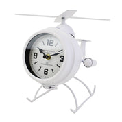 Reloj de mesa - Modelo de helicóptero de metal 