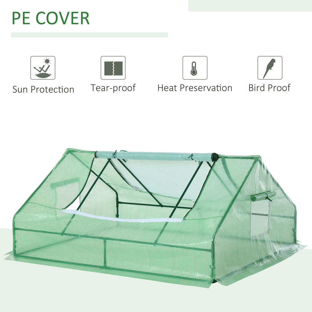 Greenhouse Grow Tent with Tarpaulin UV Cover