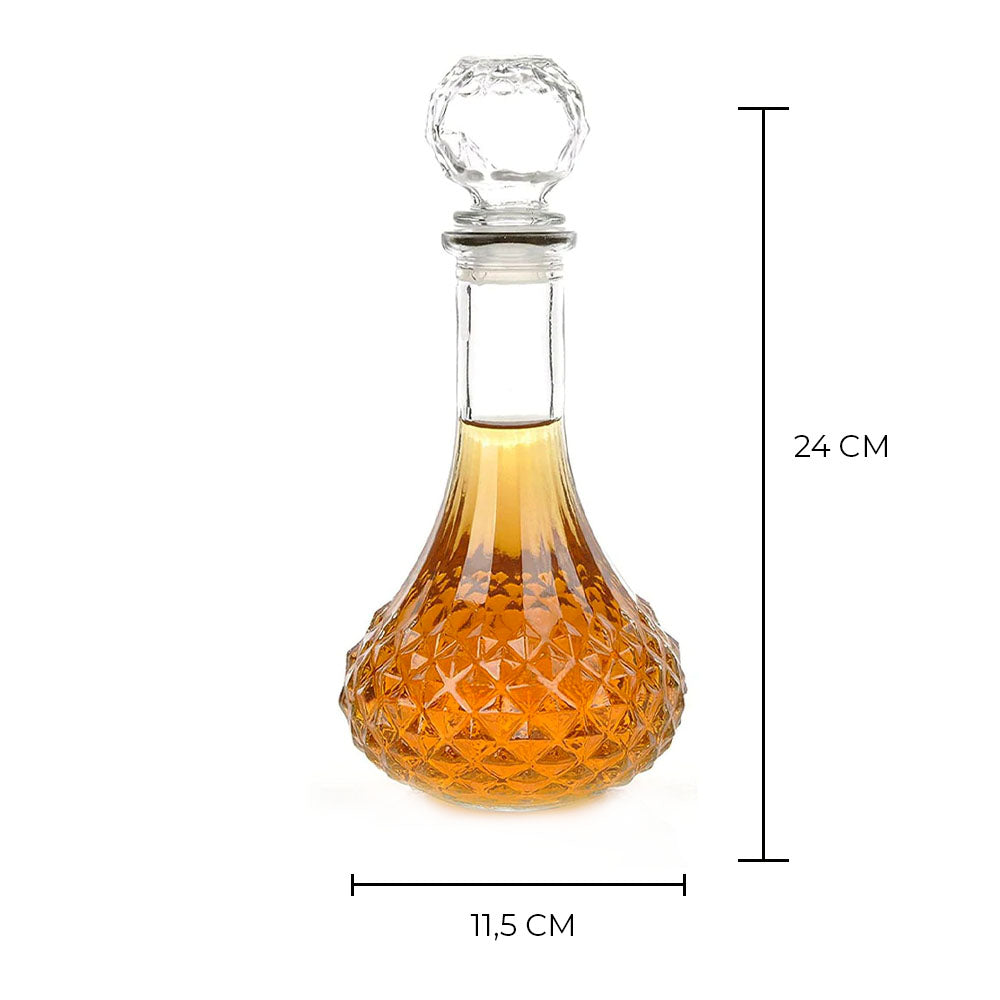 Tapa Decantadora De Whisky De Cristal - 550ml