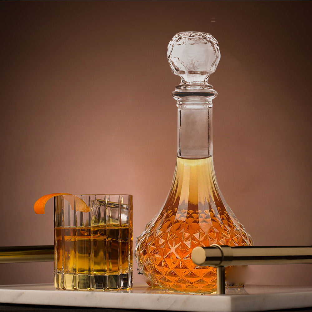 Tapa Decantadora De Whisky De Cristal - 550ml